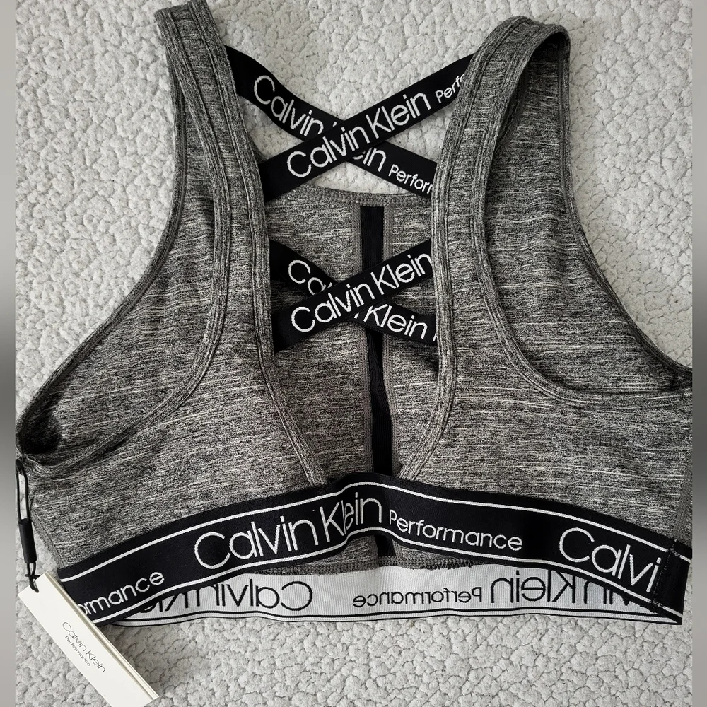 Calvin Klein Performance Gray Sports Bra
